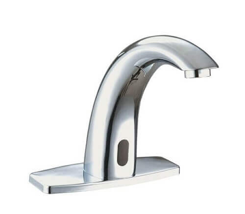 Charmingwater Automatic Sensor Touchless Bathroom Sink Faucet With A Hole Cover Plate