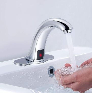 Dalmo Touchless Bathroom Faucet with Temperature Mixer