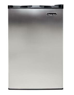 One Magic Chef Upright Freezer Stainless Steel