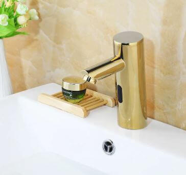 SENSOR-TAP-FB505-G Single Hole Faucet Bathroom Faucet